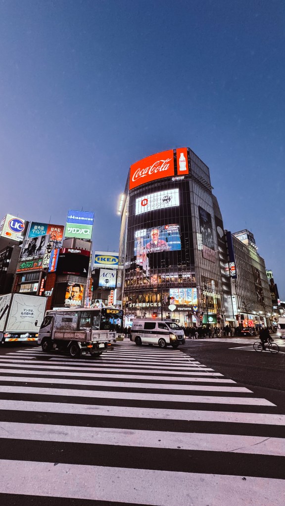 Shibuya Crossing at night